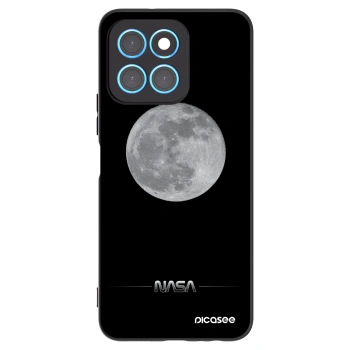 Picasee crna silikonska maskica za Honor X6 - Moon Minimal