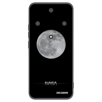 Picasee crna silikonska maskica za Honor Magic5 Lite 5G - Moon Minimal