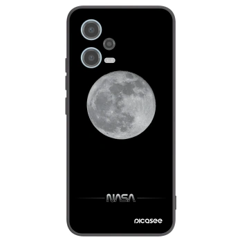 Picasee crna silikonska maskica za Xiaomi Redmi Note 12 5G - Moon Minimal