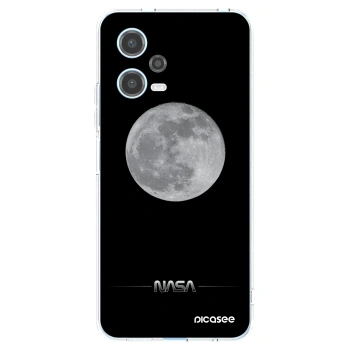 Picasee silikonska prozirna maskica za Xiaomi Redmi Note 12 5G - Moon Minimal