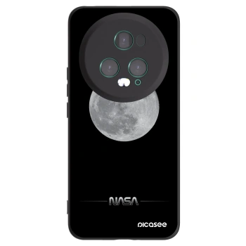 Picasee crna silikonska maskica za Honor Magic5 Pro - Moon Minimal