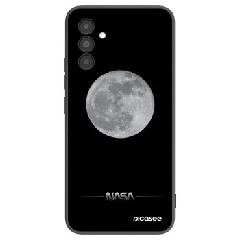 Picasee crna silikonska maskica za Samsung Galaxy A04s A047F - Moon Minimal