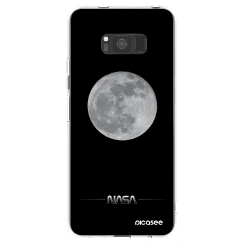 Picasee silikonska prozirna maskica za Samsung Galaxy S8 G950F - Moon Minimal