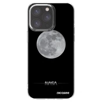 Picasee silikonska prozirna maskica za Apple iPhone 15 Pro Max - Moon Minimal