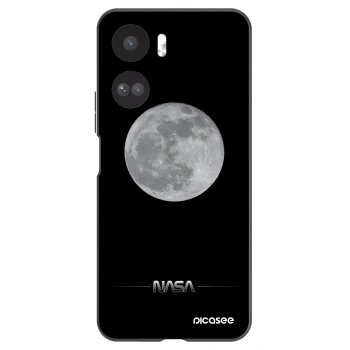 Picasee crna silikonska maskica za Honor 90 Lite 5G - Moon Minimal