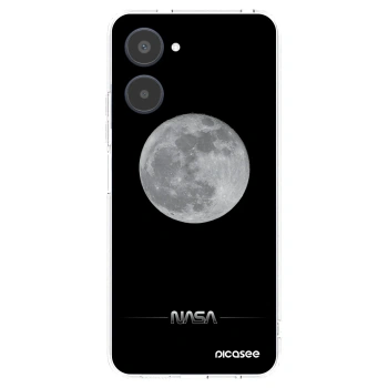 Picasee silikonska prozirna maskica za Realme 10 4G - Moon Minimal