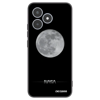 Picasee crna silikonska maskica za Realme C53 - Moon Minimal