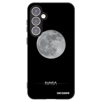 Picasee crna silikonska maskica za Samsung Galaxy S23 FE S711B - Moon Minimal