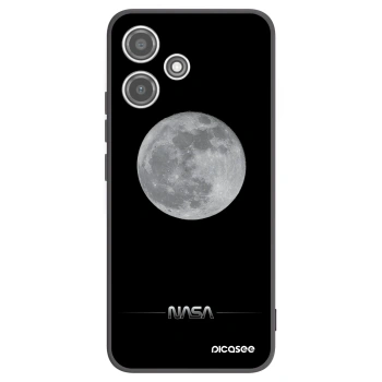Picasee crna silikonska maskica za Xiaomi Redmi 12 5G - Moon Minimal