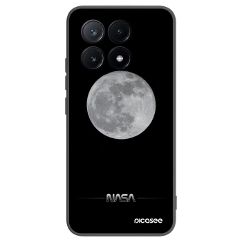 Picasee crna silikonska maskica za Xiaomi Poco X6 Pro - Moon Minimal