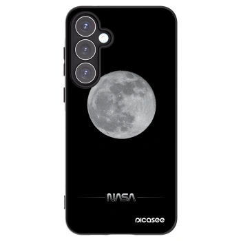 Picasee crna silikonska maskica za Samsung Galaxy A55 5G A556B - Moon Minimal