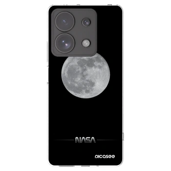 Picasee silikonska prozirna maskica za Xiaomi Redmi Note 13 Pro 4G - Moon Minimal