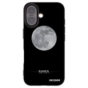Picasee crna silikonska maskica za Apple iPhone 16 - Moon Minimal