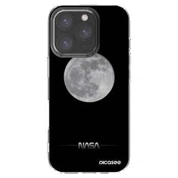 Picasee silikonska prozirna maskica za Apple iPhone 16 Pro - Moon Minimal