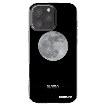 Picasee silikonska prozirna maskica za Apple iPhone 16 Pro Max - Moon Minimal