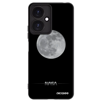 Picasee crna silikonska maskica za Xiaomi Redmi 13C 5G - Moon Minimal
