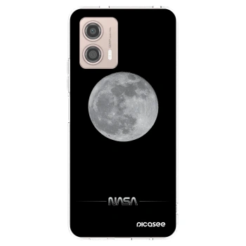 Picasee silikonska prozirna maskica za Motorola Moto G53 5G - Moon Minimal
