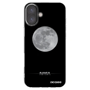 Picasee silikonska prozirna maskica za Apple iPhone 16 Plus - Moon Minimal