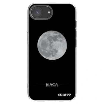 Picasee silikonska prozirna maskica za Apple iPhone 16e - Moon Minimal