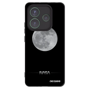 Picasee crna silikonska maskica za Xiaomi Redmi Note 14 5G - Moon Minimal