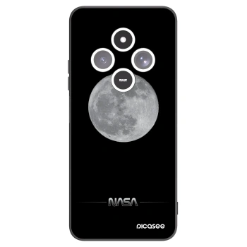 Picasee crna silikonska maskica za Xiaomi Redmi 14C - Moon Minimal