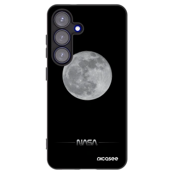 Picasee crna silikonska maskica za Samsung Galaxy S25 5G - Moon Minimal