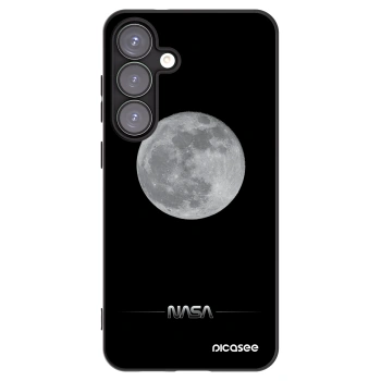 Picasee crna silikonska maskica za Samsung Galaxy S25+ 5G - Moon Minimal