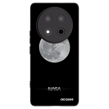 Picasee crna silikonska maskica za Honor Magic7 Lite 5G - Moon Minimal