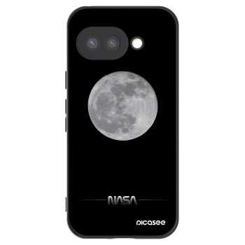 Picasee crna silikonska maskica za Google Pixel 9a - Moon Minimal
