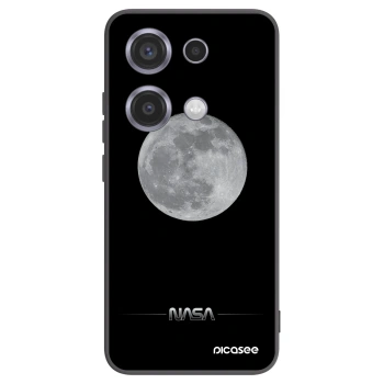 Picasee crna silikonska maskica za Xiaomi Redmi Note 14S - Moon Minimal