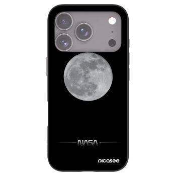 Picasee crna silikonska maskica za Apple iPhone 17 Pro - Moon Minimal