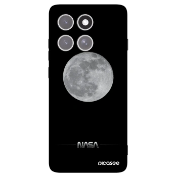 Picasee crna silikonska maskica za Motorola Edge 60 Pro - Moon Minimal