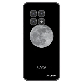 Picasee crna silikonska maskica za OnePlus 13R 5G - Moon Minimal