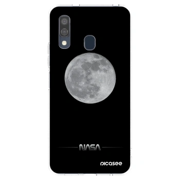 Picasee silikonska prozirna maskica za Samsung Galaxy A40 A405F - Moon Minimal