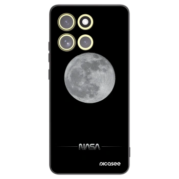 Picasee crna silikonska maskica za Motorola Moto G86 5G - Moon Minimal