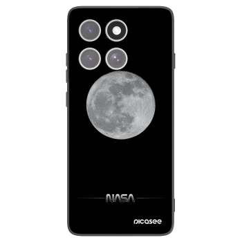 Picasee crna silikonska maskica za Motorola Edge 60 Fusion - Moon Minimal