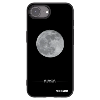 Picasee crna silikonska maskica za Apple iPhone 17e - Moon Minimal