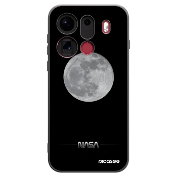 Picasee crna silikonska maskica za OPPO Find X9 Pro - Moon Minimal