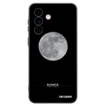 Picasee crna silikonska maskica za Samsung Galaxy A57 5G - Moon Minimal