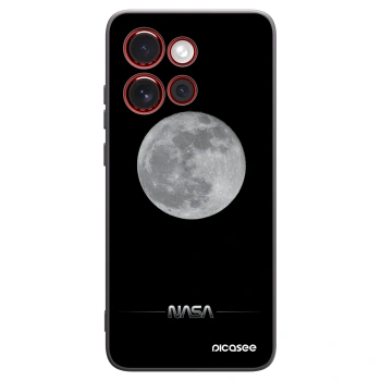 Picasee crna silikonska maskica za Motorola Edge 60 Neo 5G - Moon Minimal