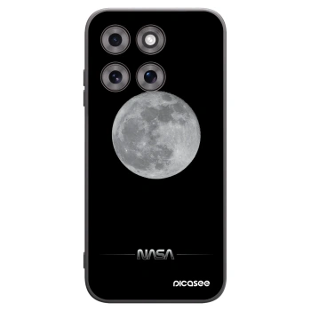 Picasee crna silikonska maskica za Motorola Moto G77 - Moon Minimal