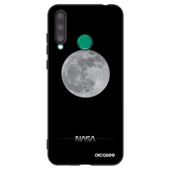 Picasee crna silikonska maskica za Honor 20 Lite - Moon Minimal