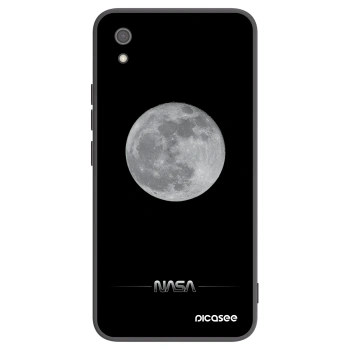 Picasee crna silikonska maskica za Xiaomi Redmi 7A - Moon Minimal