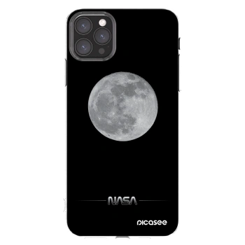 Picasee silikonska prozirna maskica za Apple iPhone 11 Pro Max - Moon Minimal