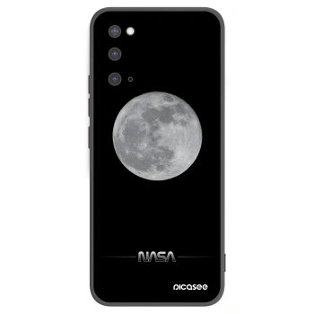 Picasee crna silikonska maskica za Samsung Galaxy S20 G980F - Moon Minimal