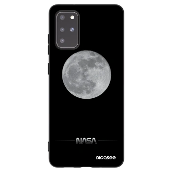 Picasee crna silikonska maskica za Samsung Galaxy S20+ G985F - Moon Minimal