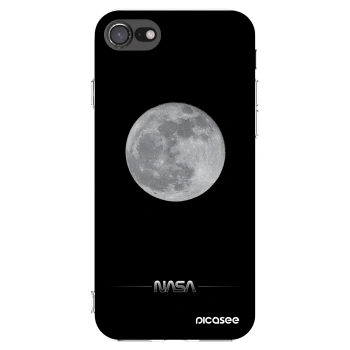 Picasee silikonska prozirna maskica za Apple iPhone SE 2020 - Moon Minimal