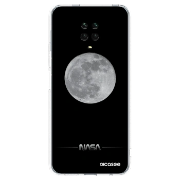 Picasee silikonska prozirna maskica za Xiaomi Redmi Note 9 Pro - Moon Minimal