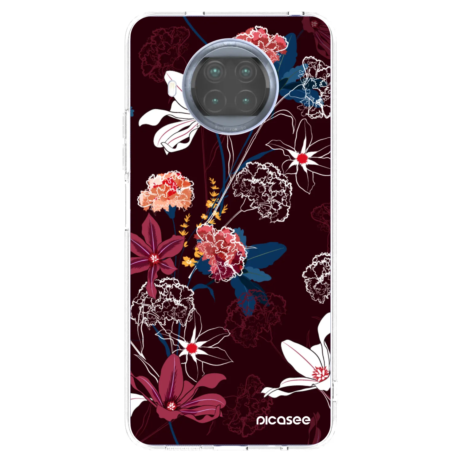 Picasee silikonska prozirna maskica za Xiaomi Mi 10T Lite - Dark Meadow