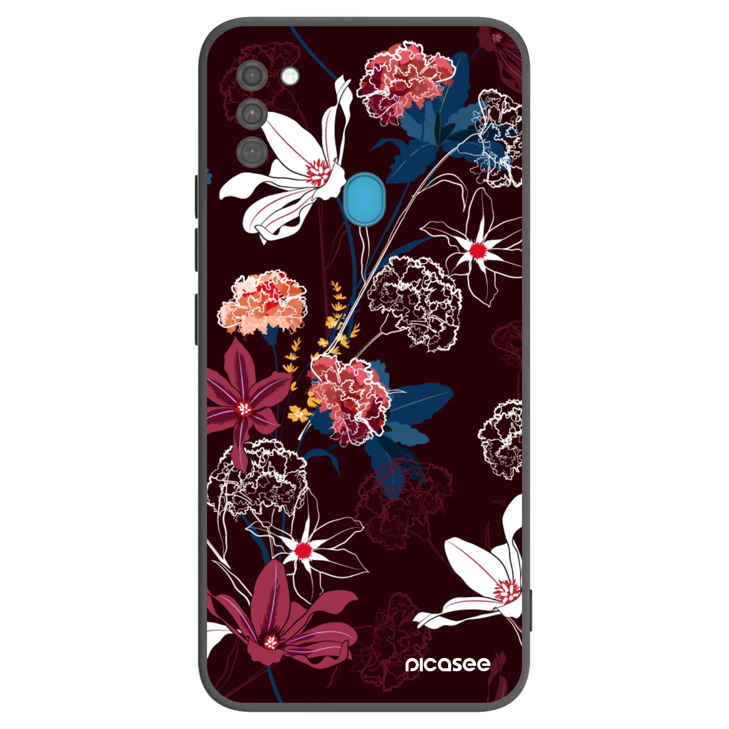 Picasee crna silikonska maskica za Samsung Galaxy M11 - Dark Meadow